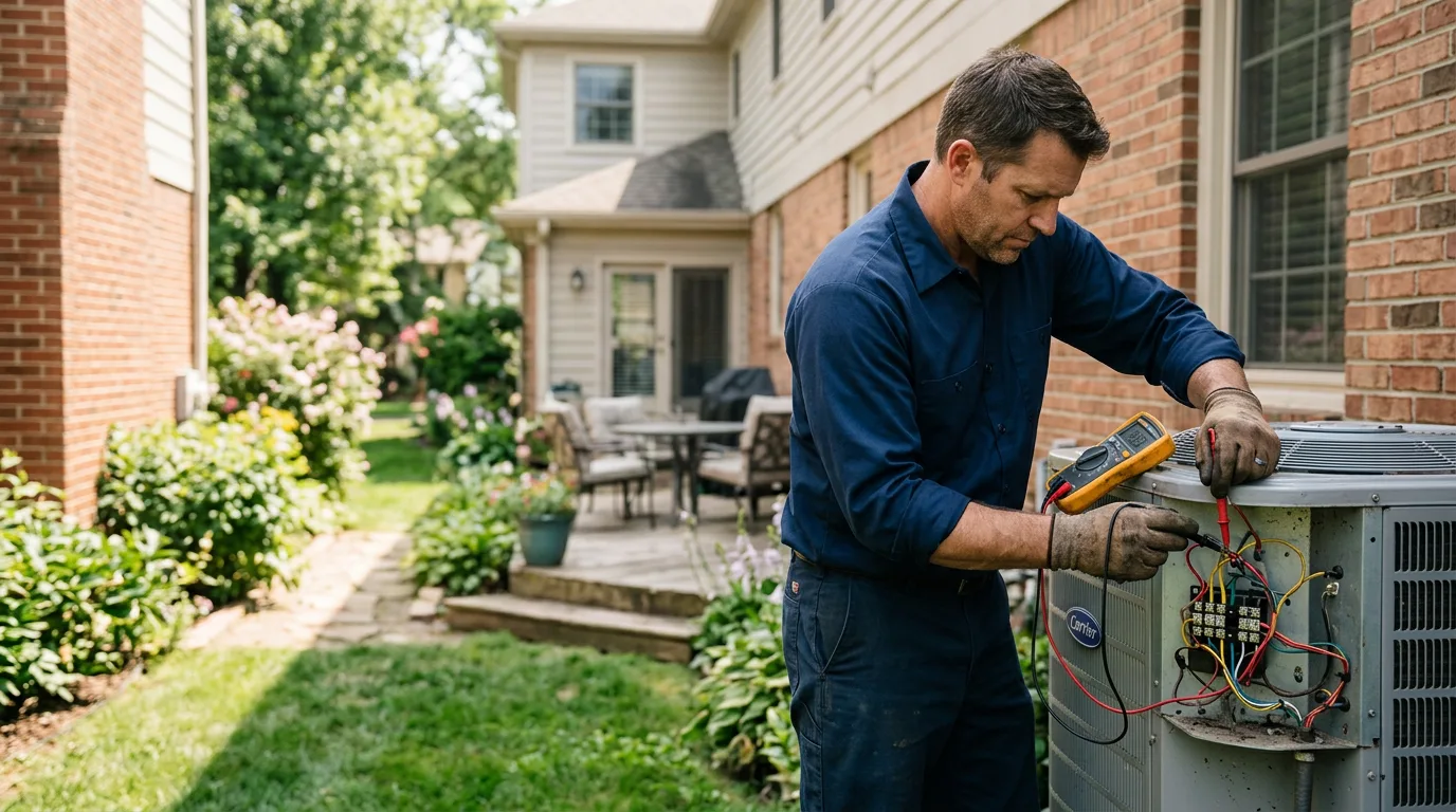 HVAC technician working near Julian, NC
